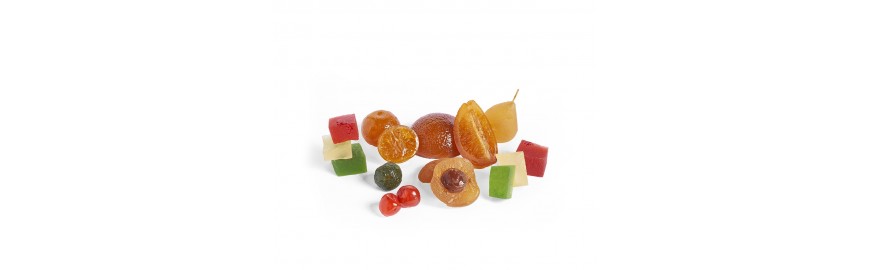 Candied/glazed fruits